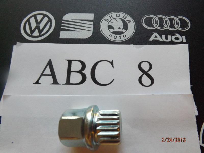 Vw & audi wheel lock key # 8, with twenty splines