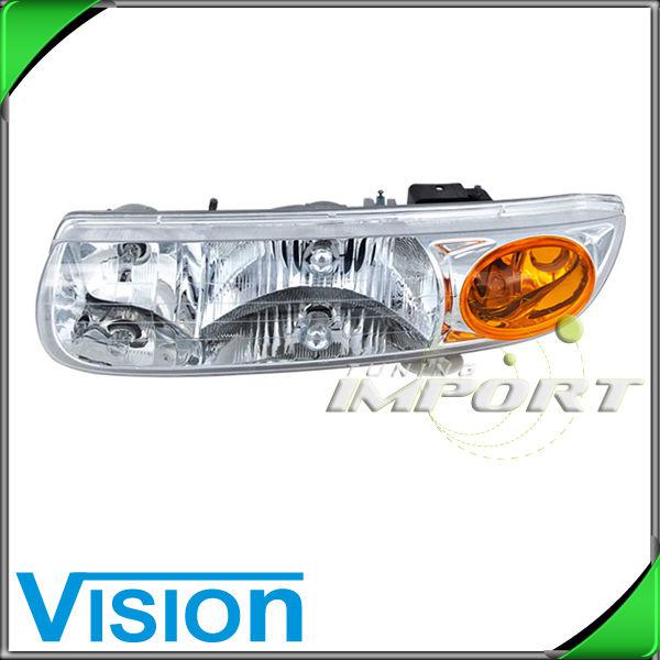 Driver side left l/h headlight lamp assembly new 2000-2002 saturn sl sl1 sl2 sw2