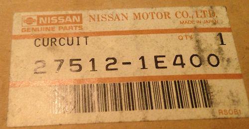 6/92-8/93 oem nissan altima vent switch circuit part # 27512-1e400