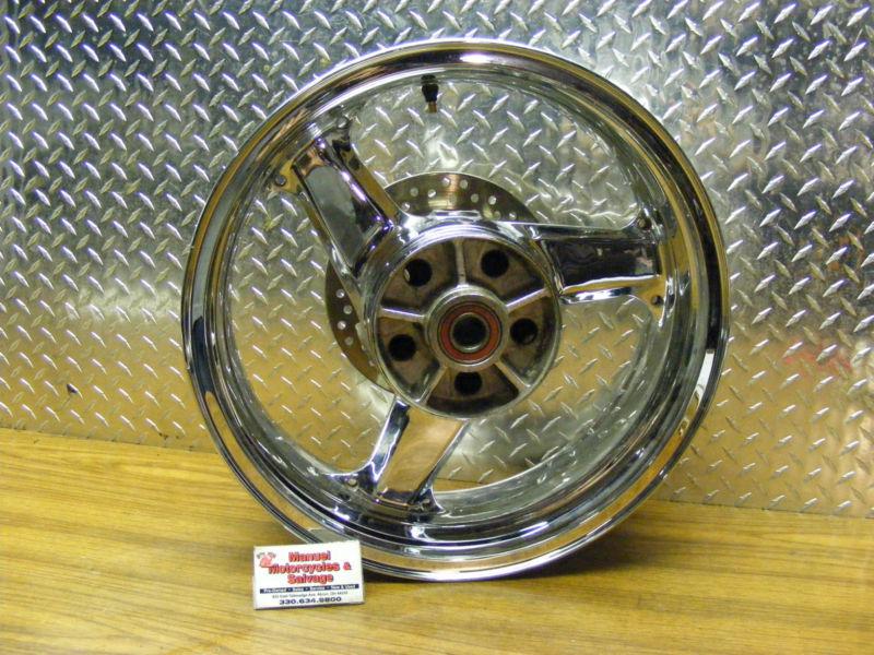 00 2000 kawasaki zx12r zx12 zx 12 r chrome rear wheel rim