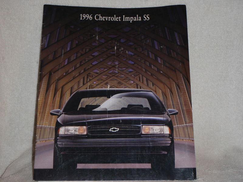 1996 chevrolet impala ss sales catalog