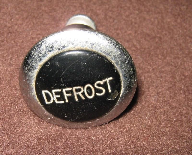 Original defrost knob for 1951 dodge ¾ truck b3 series