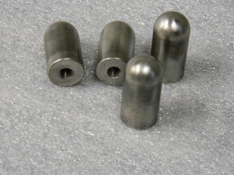 (4) bobber chopper  weld on bungs 1.5" long 5/16-18 tapped hole 3/4" dia xs650