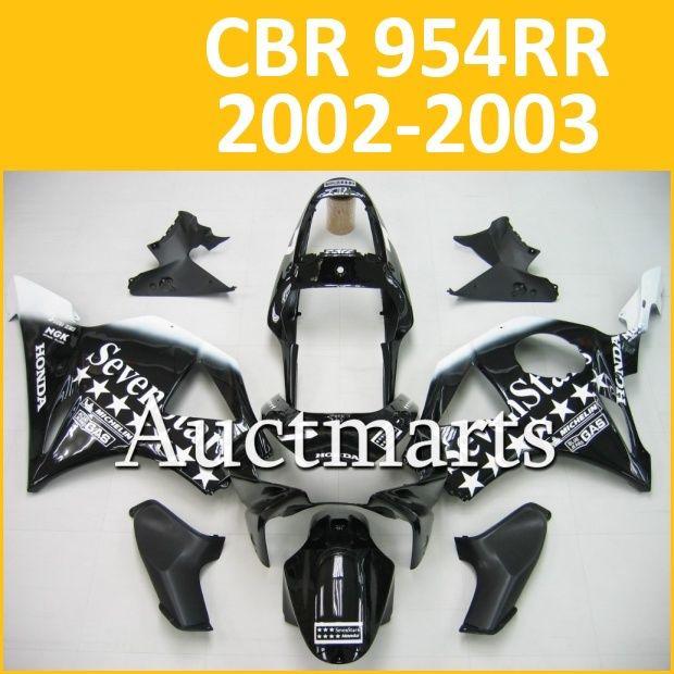 Fit honda 02 03 cbr954rr cbr 954 rr 2003 2004 fairing kit abs plastics b13 f23