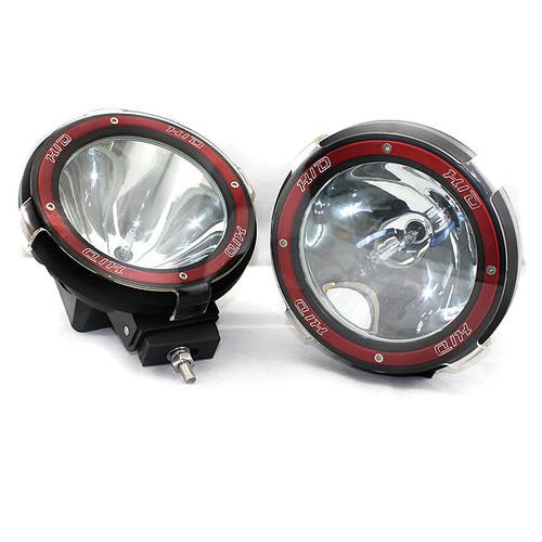 2x 55w 210mm 9" inch hid xenon driving lights flood/spot lights offroad lights