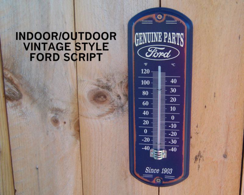 New genuine ford indoor outdoor thermometer vintage ford script design nice gift