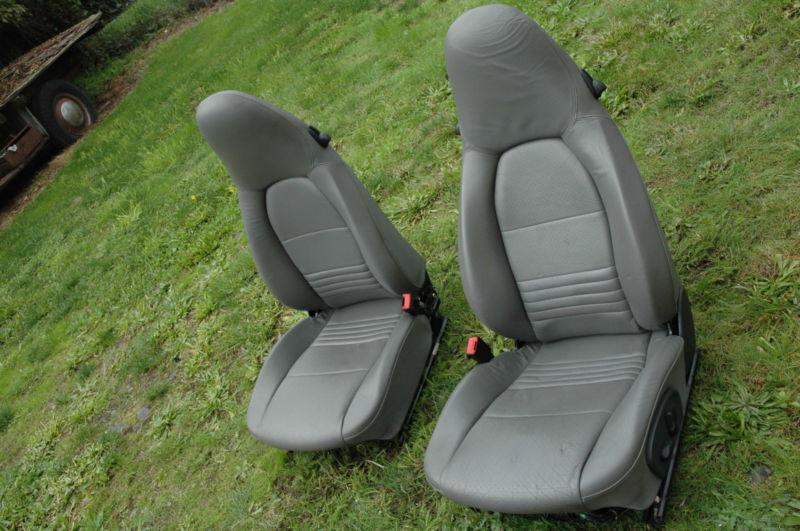 '99 porsche 911 front leather power seats gray only 40k