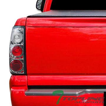 Euro chrome altezza tail lights brake lamps l+r 2003-2006 chevy silverado pickup