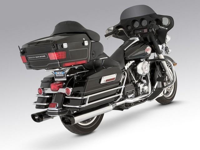 Vance & hines exhaust big shot duals harley-davidson flht 1995-2006