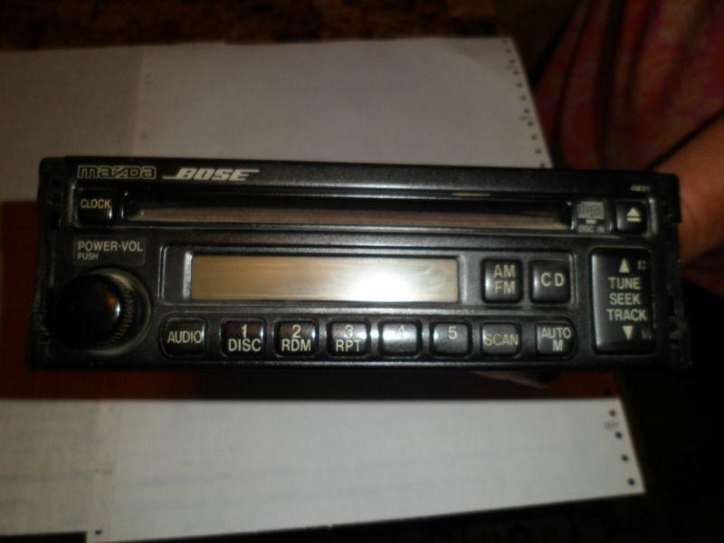 98 99 mazda 626 bose single disc cd player radio oem