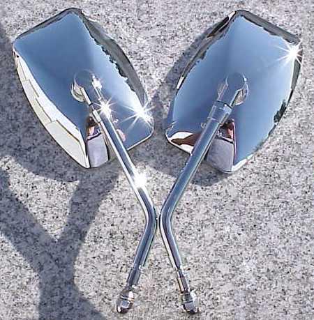 Harley davidson sportster softail big chrome mirrors