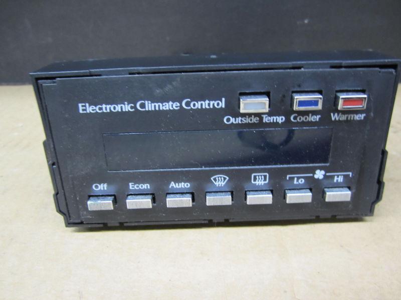 Cadillac deville 86-88 1986-1988 climate control head automatic oe # 16050056