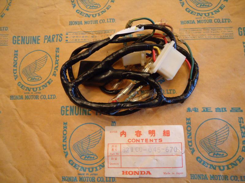 Nos honda z50 k1 wiring harness 1970 1969  z50a minitrail mini trail 50 z50ak2