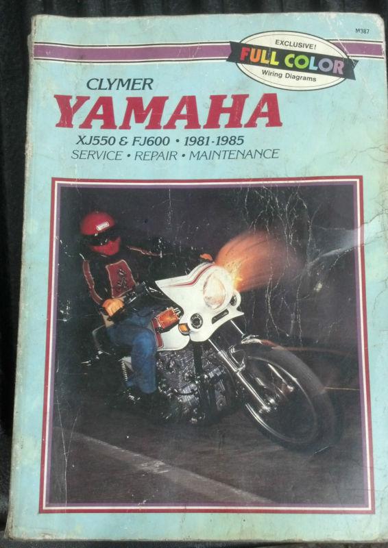 Clymer yamaha  m387 xj550 fj600 81-85 isbn 0-89287-372-8 good shape seca ??