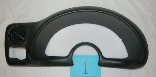 93-96 firebird gray plastic guage surround trim panel