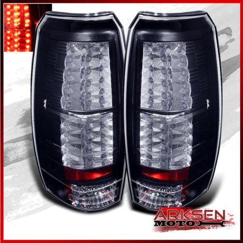 07-13 chevy avalanche black philips-led perform tail lights rear brake lamps set