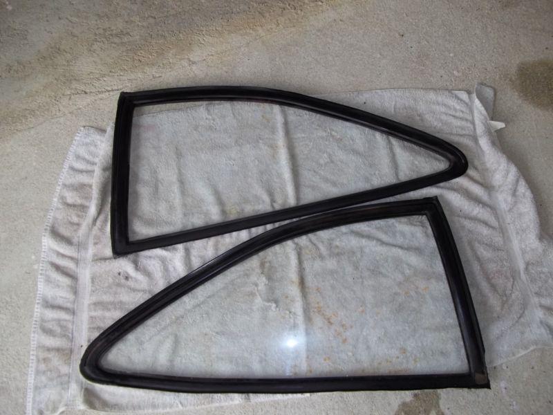 1975-79 chevy nova two door back passenger glass with rubber seals