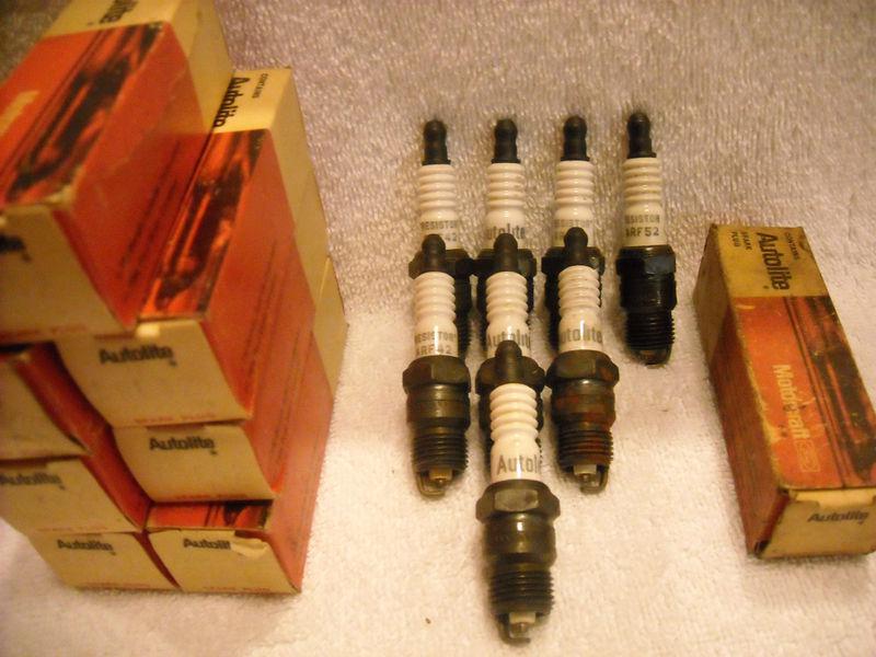 Autolite spark plugs 7=arf42  1=arf52 slightly used ? 