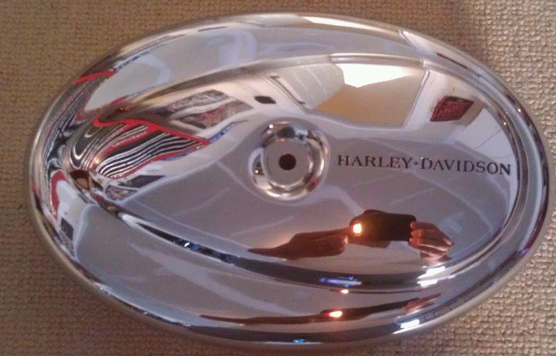 Classic harley oval air cleaner cover  (twin cams with center screw)