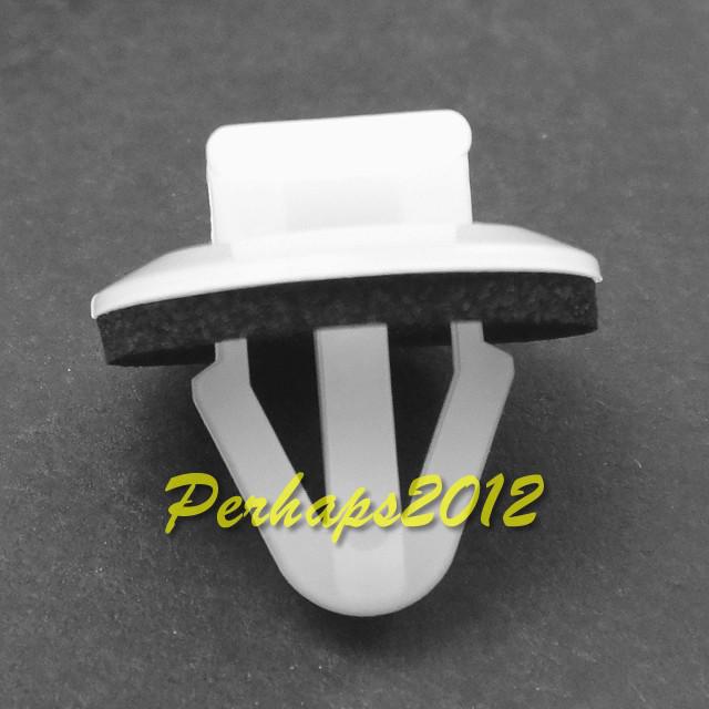 25x toyota 62955-20020,gm 94848834 white nylon  door panel clips