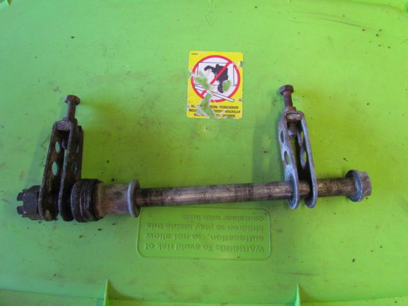 1977 kawasaki kz650 kz 650 b rear axle only 18,680 miles!! free shipping!