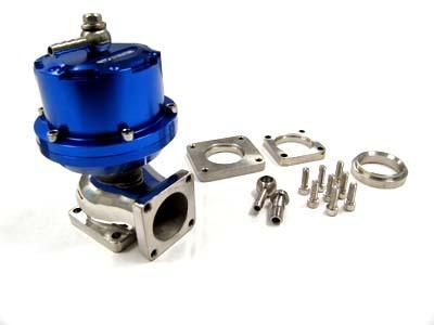 Obx external wastegate 41mm blue new intimidator series 14.5psi w flanges