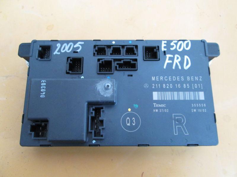 Mercedes w211 e350 e320 e500 door lock control module  rear right