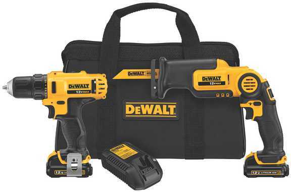 Dewalt tools dew dck212s2 - cordless tool combo kit