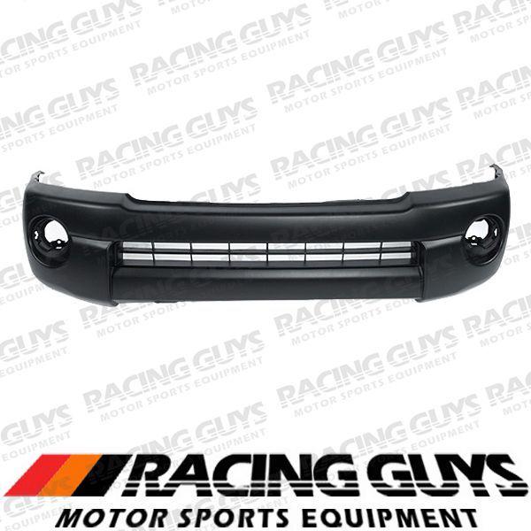 05-11 toyota tacoma 2.7l front bumper cover matte black facial plastic to1000304