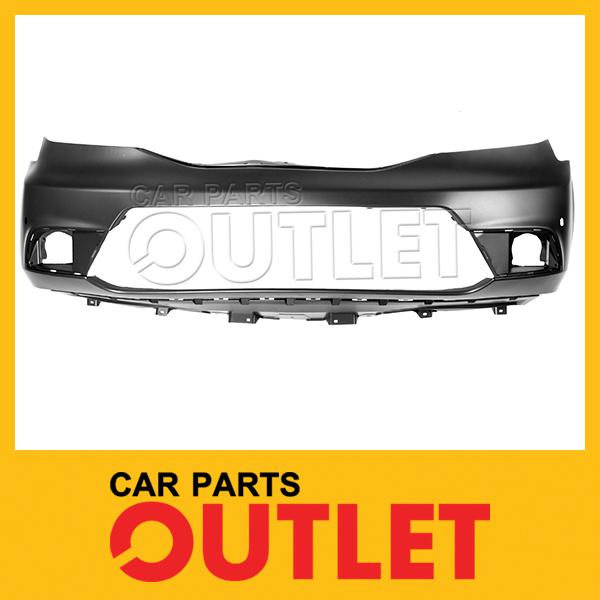 2012-2013 honda pilot touring front bumper ho1000286 unprimed pcs hole wo washer