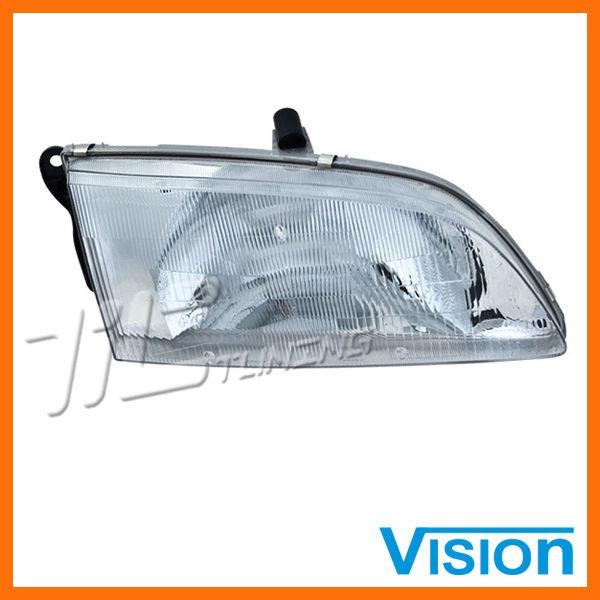 98-99 mazda 626 dx es lx passenger r/h side head light lamp assembly composite