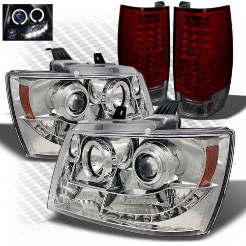 07-13 suburban/tahoe halo pro headlights + r/s philips-led perform tail lights