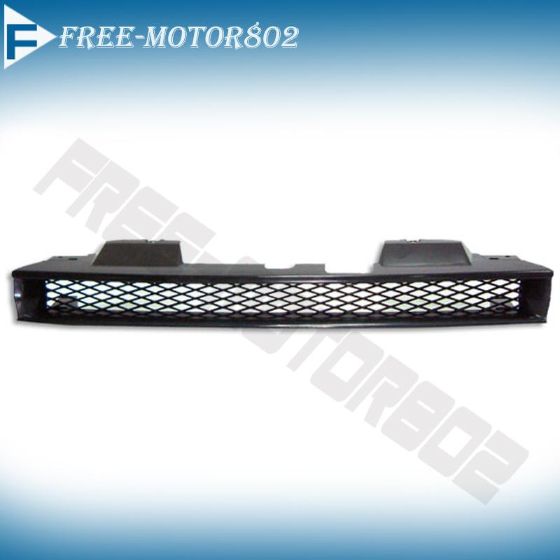 For 90-93 honda accord 2/4dr coupe sedan black abs front hood grill grille