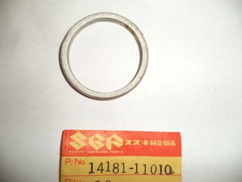 Suzuki nos t20, tc250, t250ii,etc, exhaust gasket,  p/n 14181-11010 superceed#s1