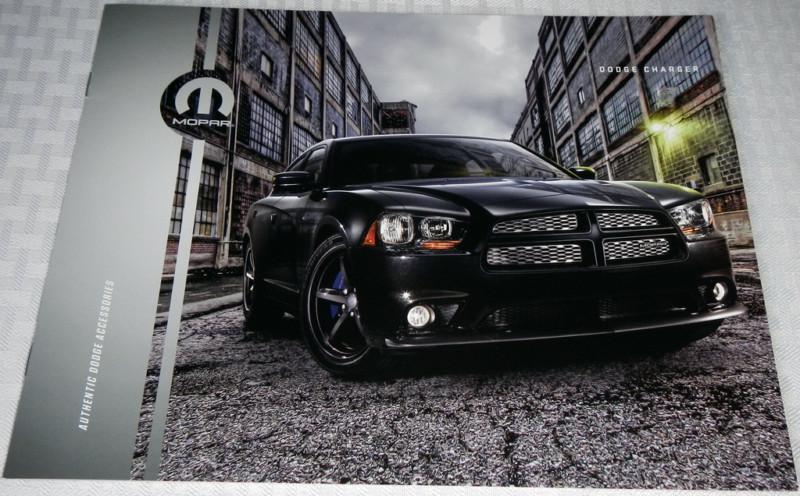 Brand new 2013 dodge charger accessories brochure