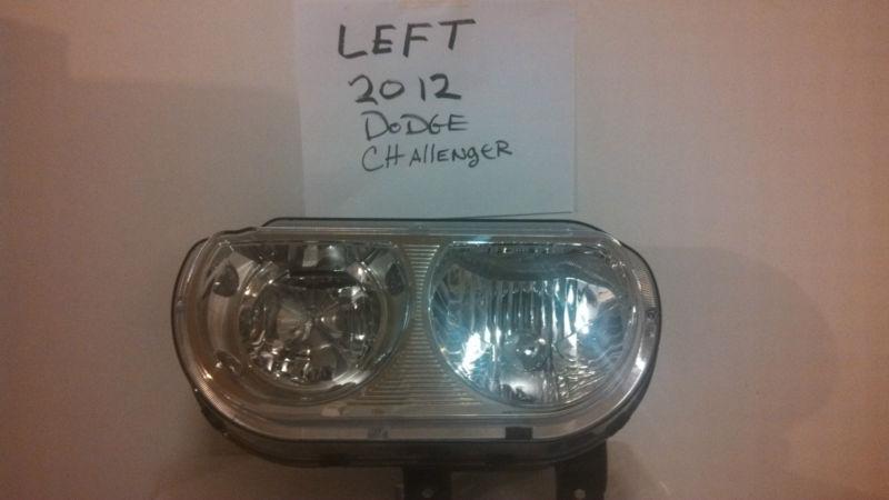 Dodge 2012 oem challenger headlight left 5028777aa