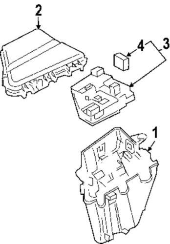 Cadillac gm oem 25706727 fuse box