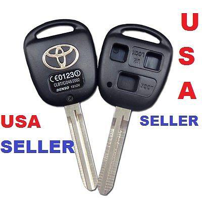 99 1999 toyota land cruiser remote key blank shell 3 buttons casing