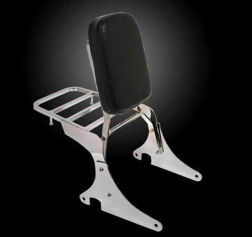 Backrest sissy bar with luggage rack for 1995-2013 kawasaki vulcan 400 800 vn800