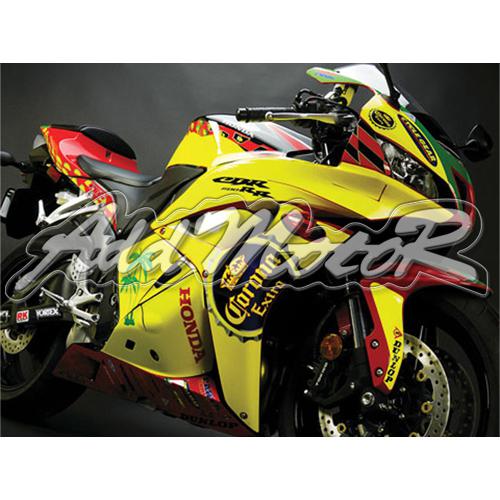 Injection molded fit cbr600rr 2009 2010 2011 2012 red yellow fairing zn1332