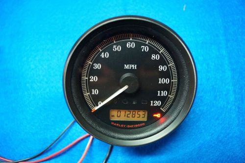 Genuine harley sportster 48 iron 883 72 xl 4&#034; speedometer 2004-2013 12853 miles