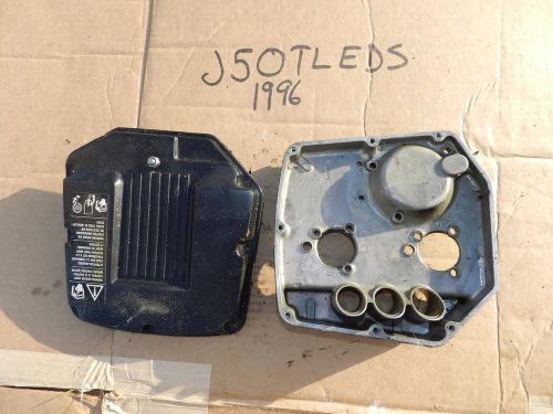 1996 johnson 50hp j50tleds fuel carbs carburetor air intake box evinrude 48 40