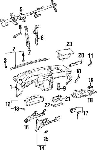 Lexus 9046804157 genuine oem factory original defroster vent clip