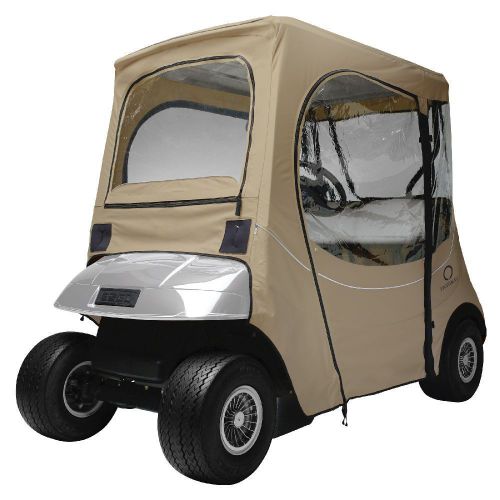 Ez go golf car enclosure short roof, khaki - classic# 40-058-335801-00