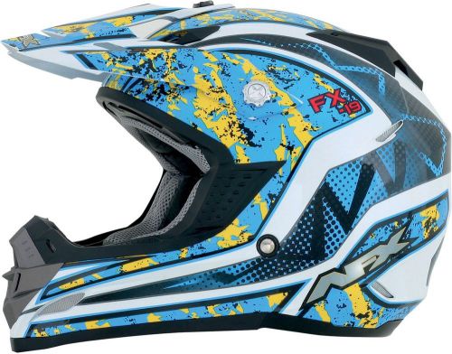 Afx 0110-3276 helmet fx19 vibe bl/yl xl