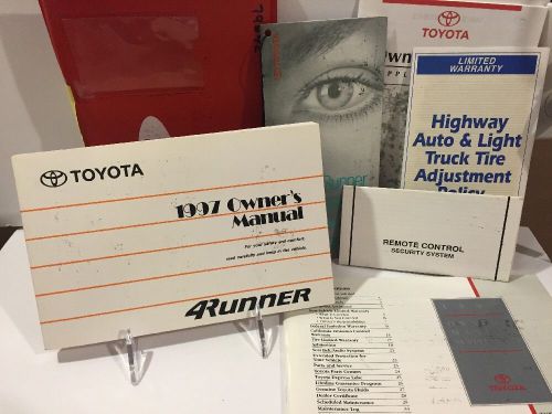 1997 toyota 4runner owners manual