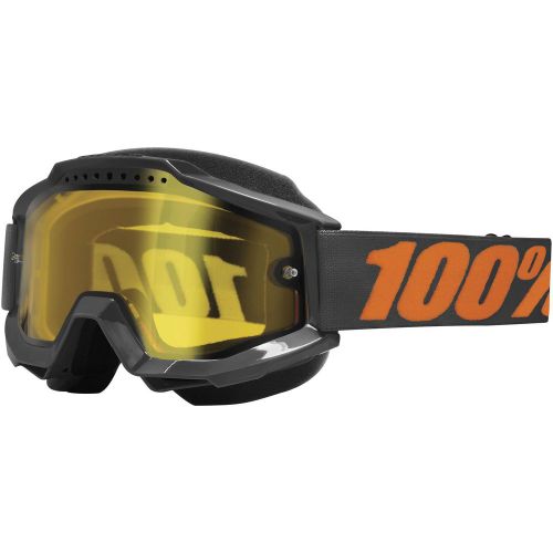 100% accuri snow goggles gray