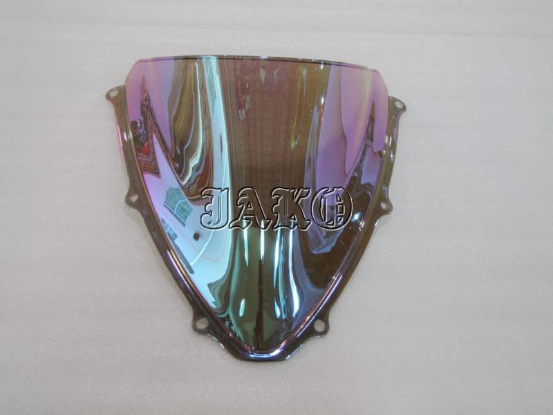 Windshield light iridium racing windscreen for suzuki gsx r600 r750 2006-2007