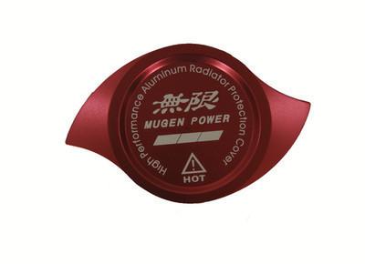 Universal mugen billet cnc machined radiator cap cover red for honda acura tl rx