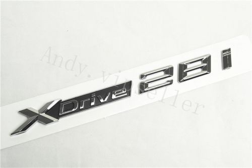 1pcs new xdrive 28i abs plastic auto trunk lid sticker badge emblem decoration